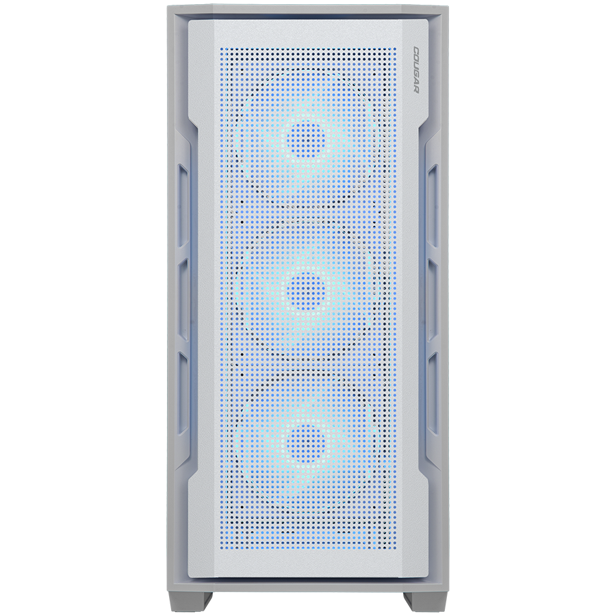 COUGAR UNIFACE RGB PC Case, Mid Tower, White