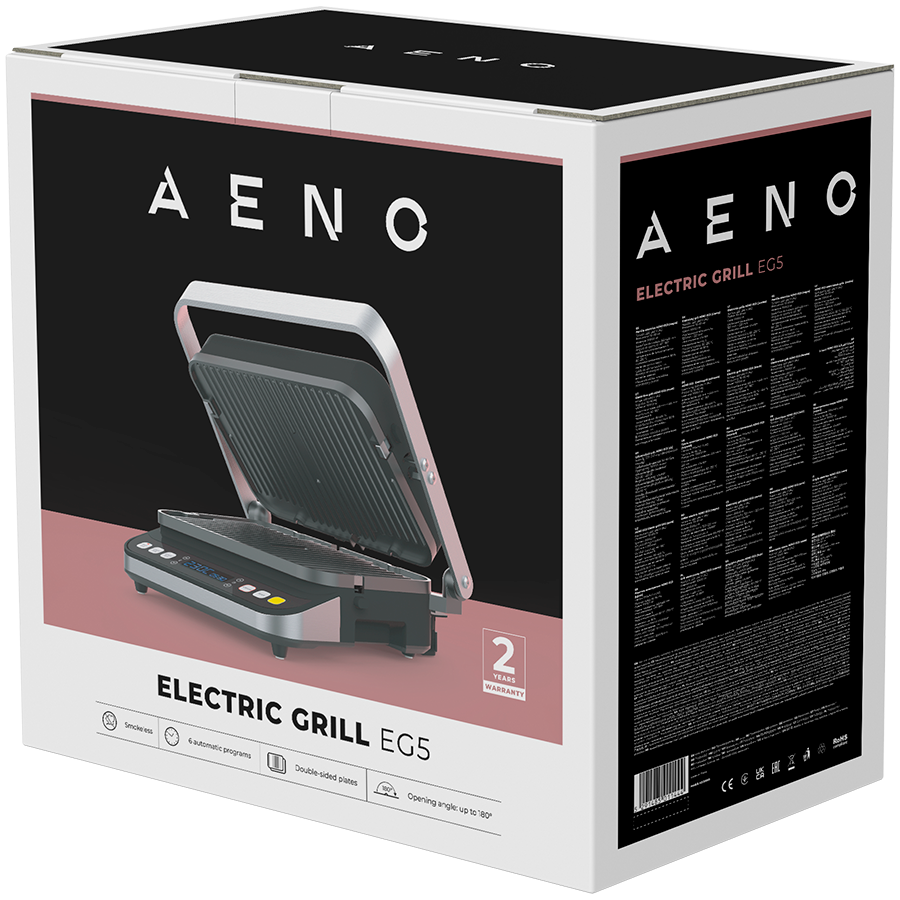 AENO Electric Grill EG5 2000W, AEG0005
