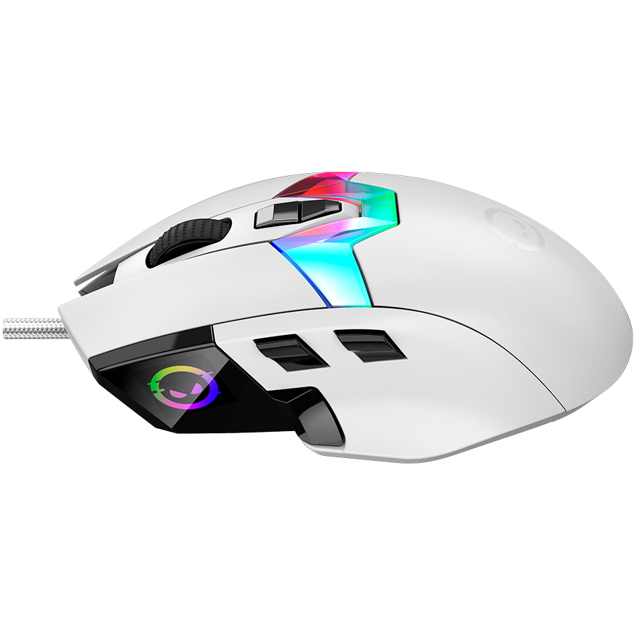 LORGAR MSP80, 8000 Hz Gaming Mouse Pro, White, LRG-MSP80-WH