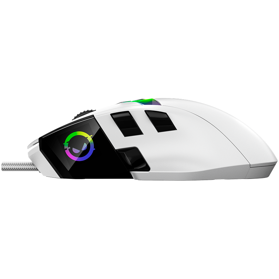 LORGAR MSP80, 8000 Hz Gaming Mouse Pro, White, LRG-MSP80-WH