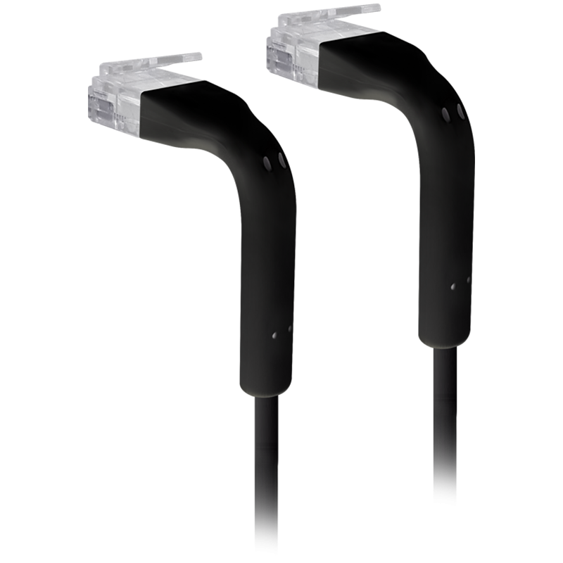 Ubiquiti UniFi Patch Cable U-Cable-Patch-8M-RJ45-BK Ultra-thin patch cable with bendable boots designed for installation flexibility, 3 mm outer diameter, 8m, Black