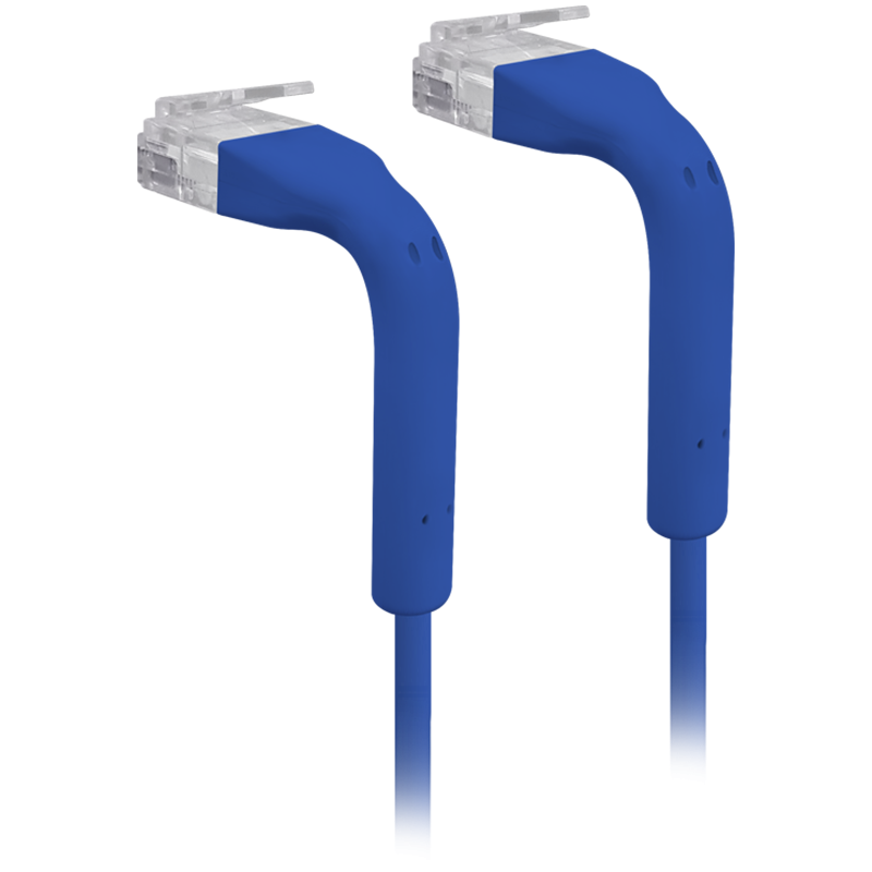 Ubiquiti UniFi Patch Cable U-Cable-Patch-8M-RJ45-BL Ultra-thin patch cable with bendable boots designed for installation flexibility, 3 mm outer diameter,  8m, Blue