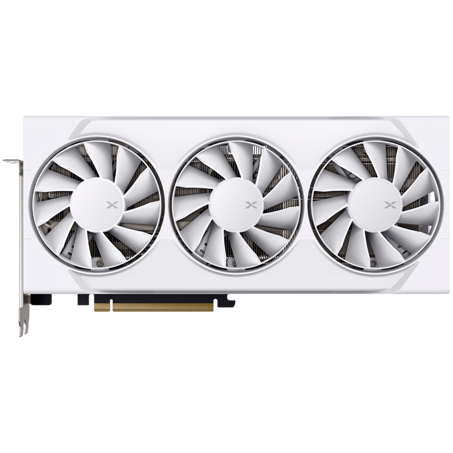 XFX Swift AMD Radeon RX 9060 XT OC White Triple Fan Gaming Edition 16GB GDDR6 128-bit HDMI 2x DP