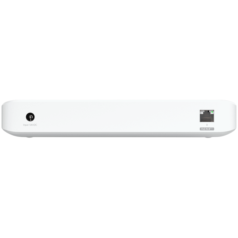Ubiquiti USW-Ultra-60W Layer 2, 8-port GbE PoE switch: 7x GbE PoE+ output ports, GbE port with optional PoE++ input