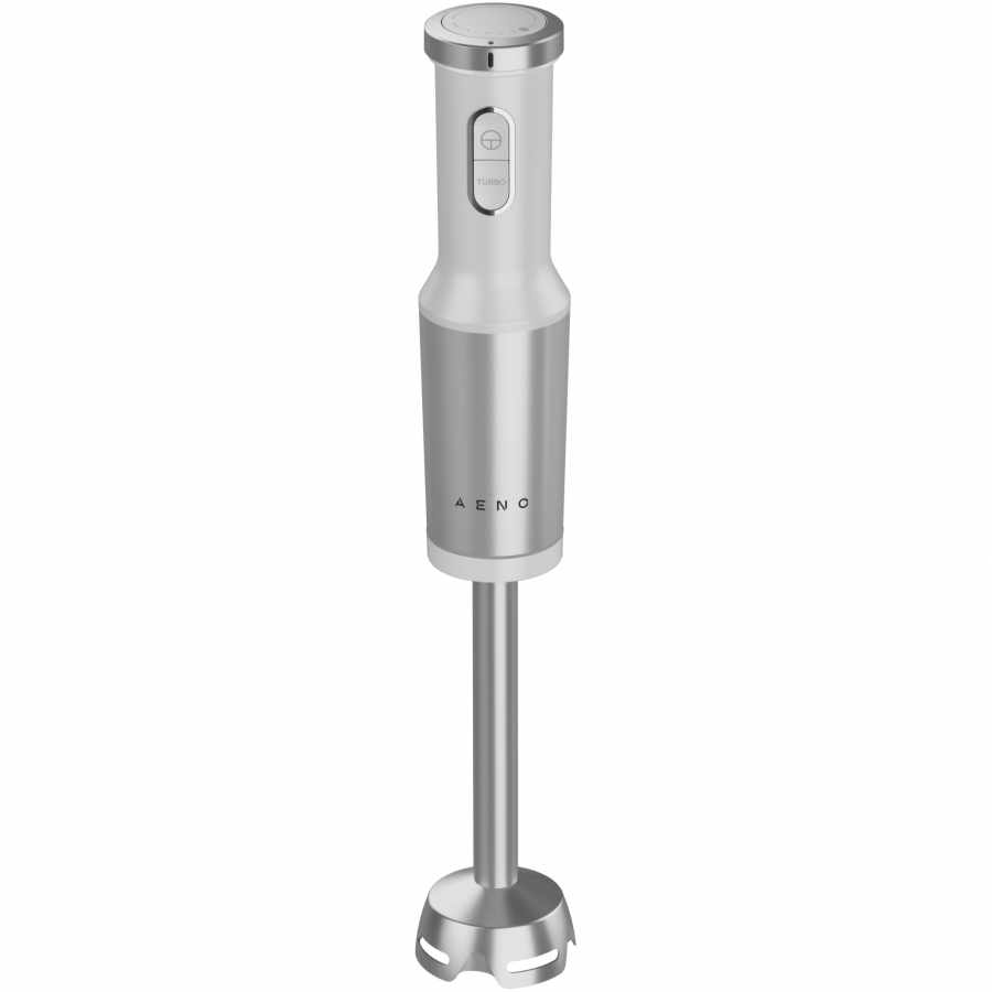 Aeno Hand Blender, 1200W in CB, White, Tiger Teeth Cutter, Whisk, Food Processor, Cup