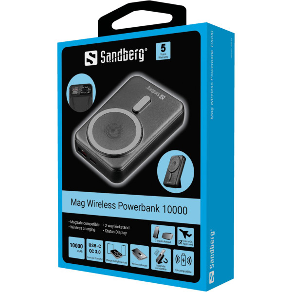 Sandberg Powerbank Sandberg Mag 420-94 10000mAh Wireless 15W