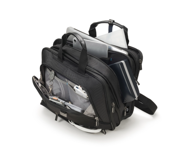 Dicota Torba za laptop Eco Top Traveller Twin Pro D30844-RPET 15.6" crna