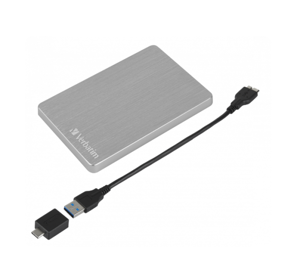 HDD E2.5" Verbatim 1TB USB 3.2 Store'n'Go 53663, Silver