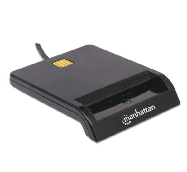 Manhattan USB smart card reader Manhattan 102049, black