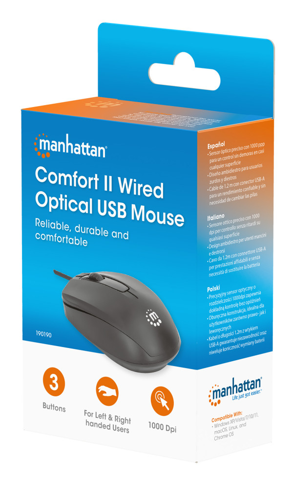 Miš Manhattan Comfort II USB 190190