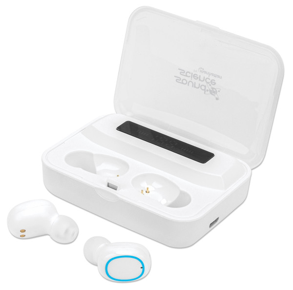 Manhattan Slušalice TWS Manhattan 180399 Bluetooth 5.0 bele