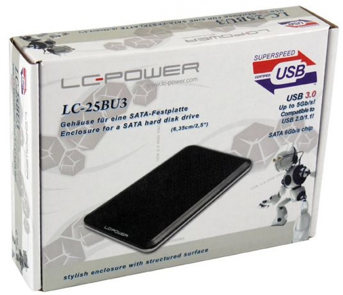 LC Power HDD Rack LC Power 2.5" LC-25BU3 SATA Black USB3.0