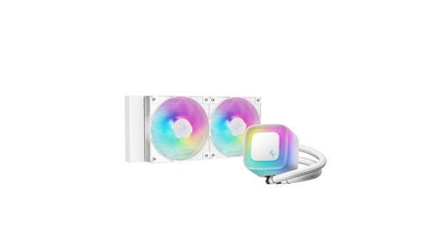 DeepCool CPU Hladnjak DeepCool LE240 V2 ARGB Belo, R-LE240-WHAMMN-G-2