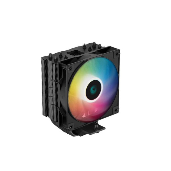 DeepCool CPU Hladnjak DeepCool AG400 BK ARGB V2 CRNI, 4 HeatPipe R-AG400-BKAMMN-GJD