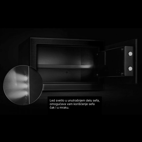 DIPLOMAT Sef Combi 5 EL Titanium black, G384