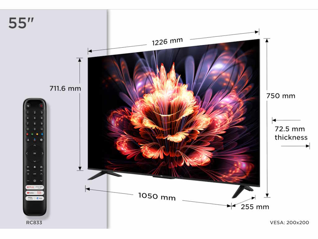 TCL Televizor 55V6C DLED 55" 4K UHD Google TV