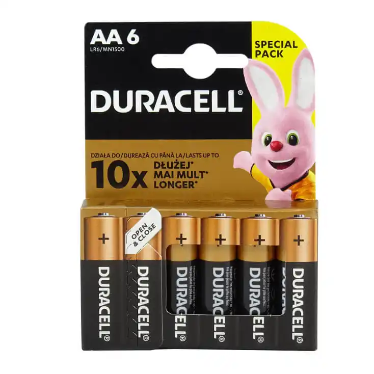 Duracell Baterija Duracell Basic AA 1/6