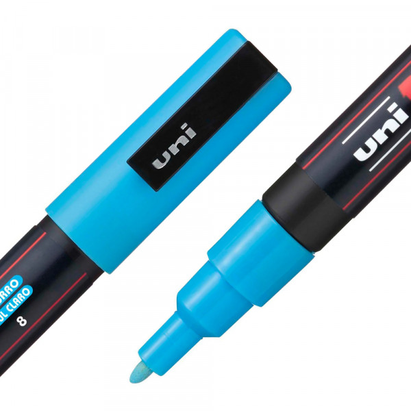 Marker Uni SET PC-3M POSCA /0.9-1,3mm 8 KOM osnovne boje