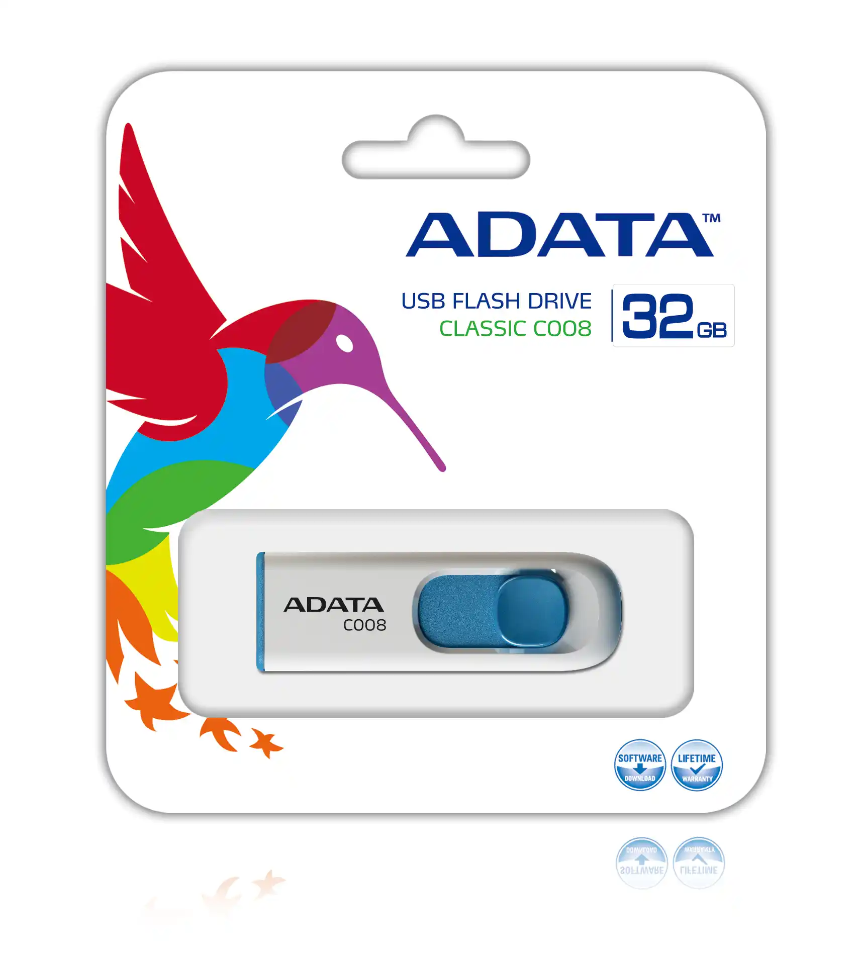 ADATA USB Flash 32 GB 2.0, AC008-32G-RKD