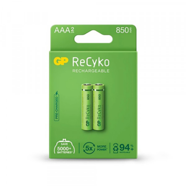 GP ReCyko punjiva aterija  LR3 85AAAHCE 1.2V 850mAh - 2 kom, 7088