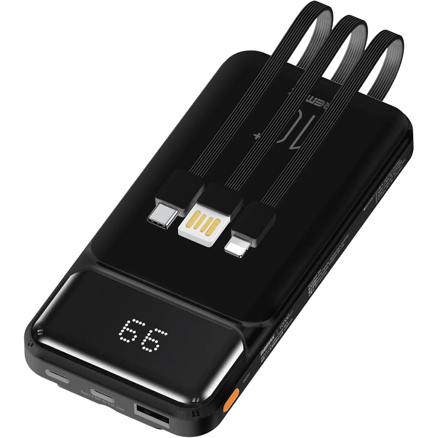 REMAX  RPP-683 -  2.1A Cabled Power Bank 10000mAh  10000mAh