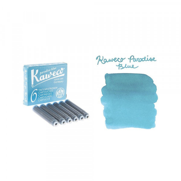 Patrone za naliv pero Kaweco 1/6 Paradise blue
