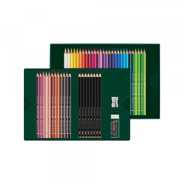 Drvene Bojice Faber Castell Polychromos 1/50 + pitt graph mat 210054