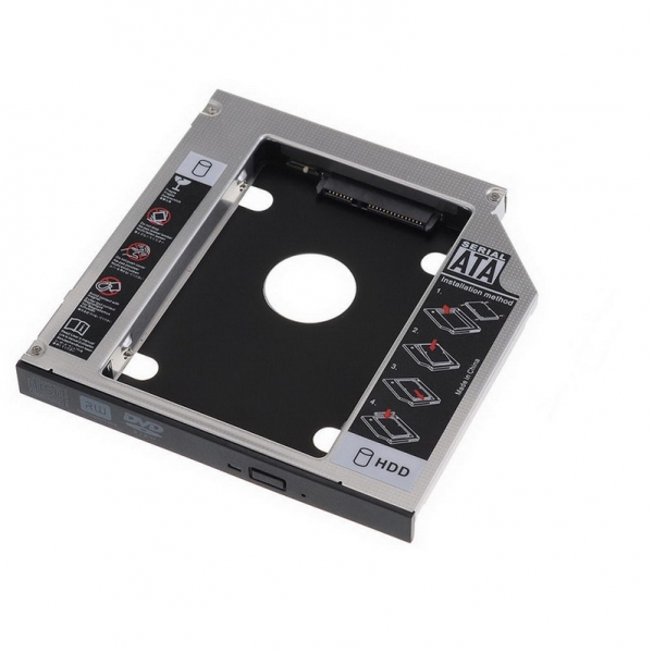 Mounting Frame for 2.5'' HDD/SSD to 5.25'' Slim Bay (for drive up to 12.7 mm)