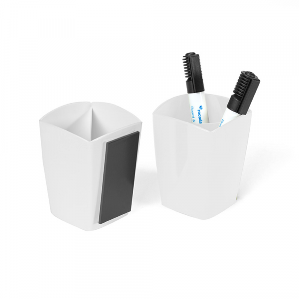 ROCADA Čaša držač markera bela magnetna RD-530WH, K954