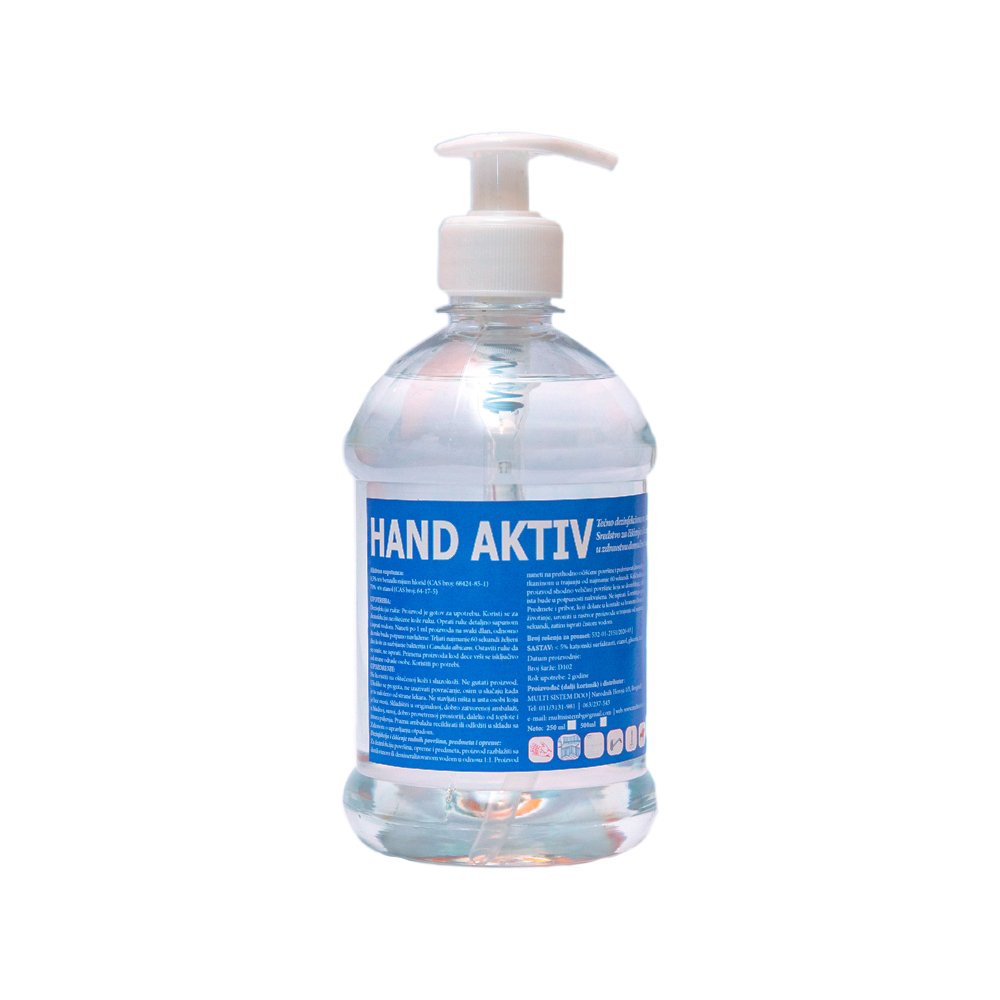 Razno Sredstvo za dezinfekciju ruku HAND AKTIV 500ml sa dozerom