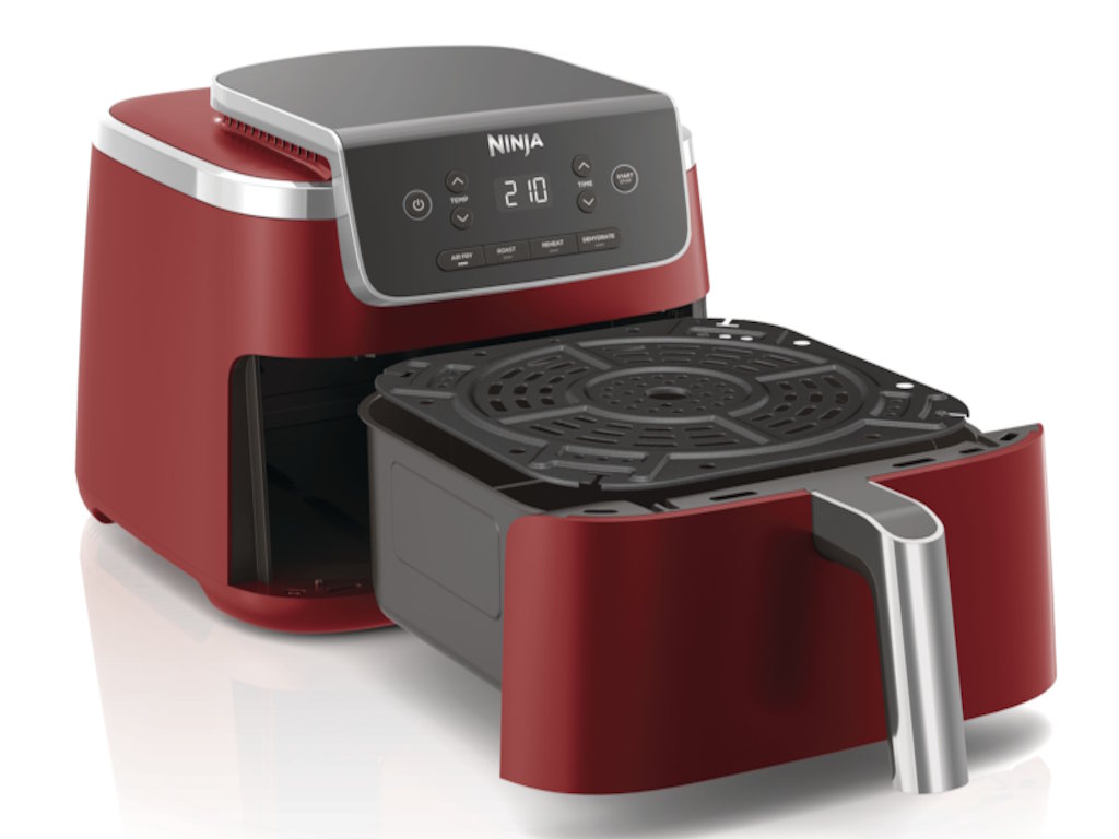 NINJA Airfryer jedna korpa, 2000W, 4.7L, crvena, AF140EUCM