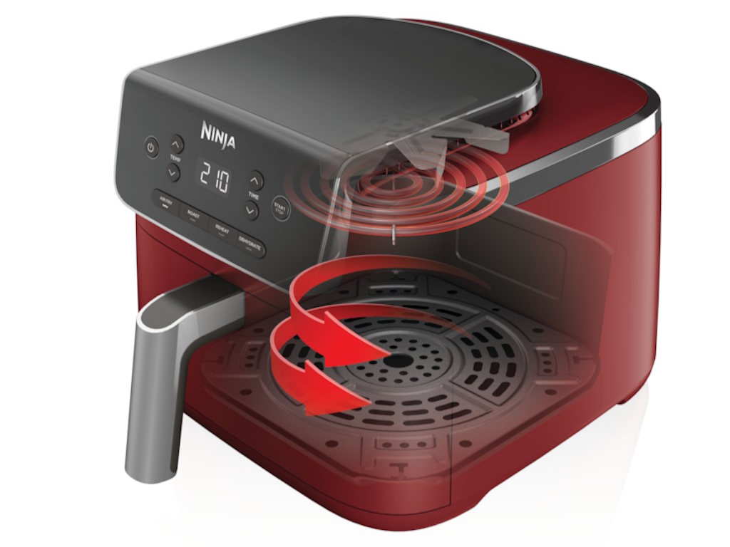 NINJA Airfryer jedna korpa, 2000W, 4.7L, crvena, AF140EUCM