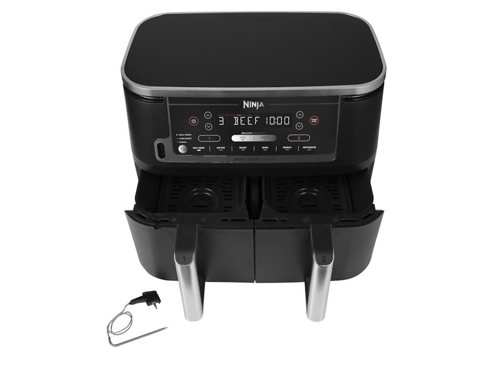 NINJA Airfryer dupla korpa, 2470W, 9.5L, crna, AF451EU