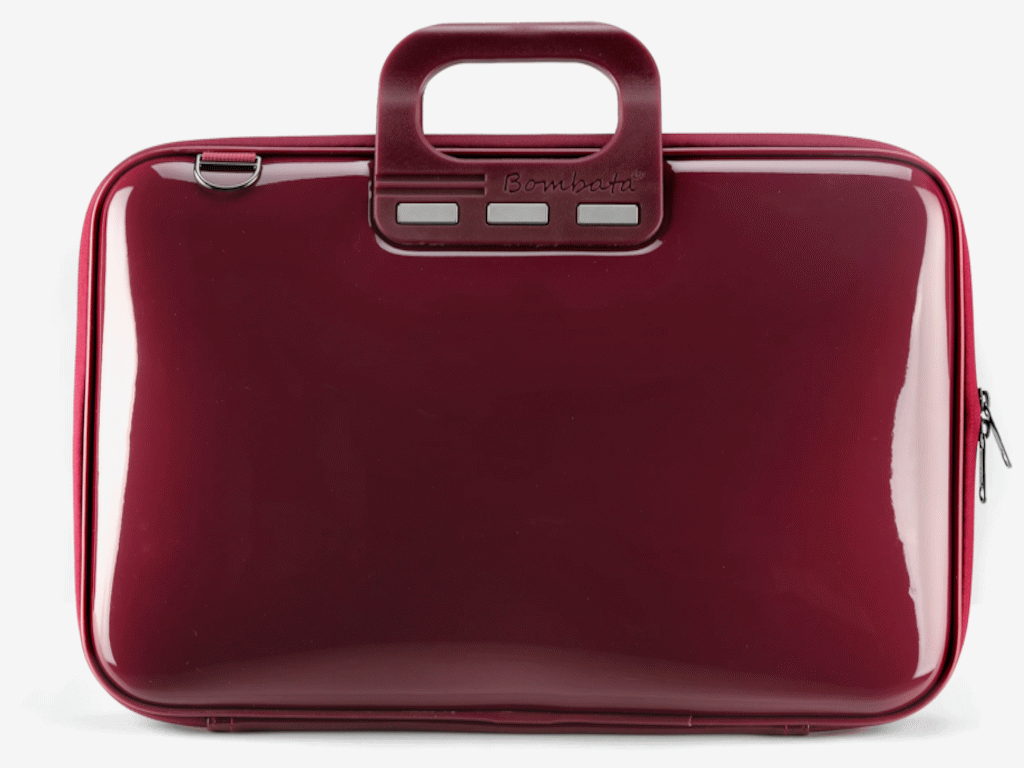 Bombata Torba Vernice 15,6/16 Borgogna Red