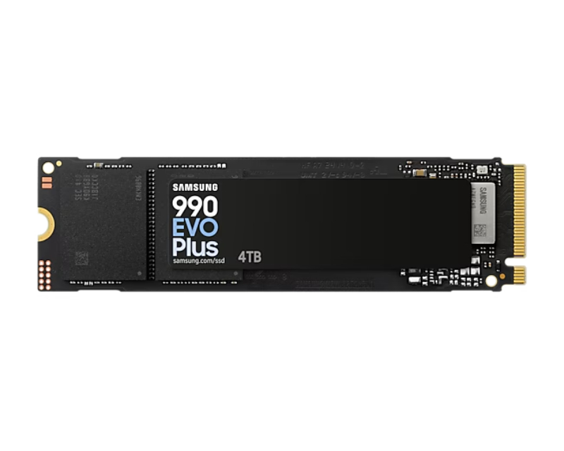 SAMSUNG 4TB M.2 NVMe MZ-V9S4T0BW 990 EVO Plus Series SSD, MZ-V9S4T0BW
