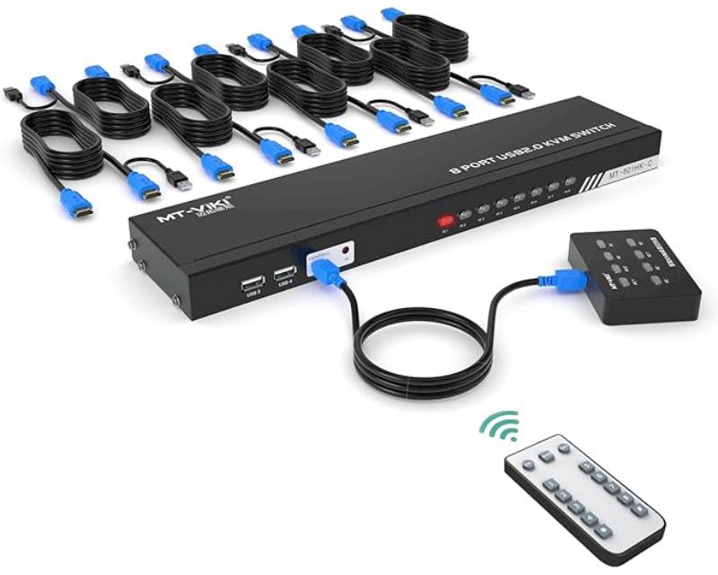 MT-Viki HDMI KVM Switch 8-port, 529