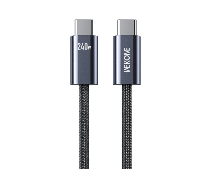 WEKOME Kabl 3.1 USB tip C M/M 1m za Superbrzo punjenje 240W/480Mbps, crni WDC-23, 567