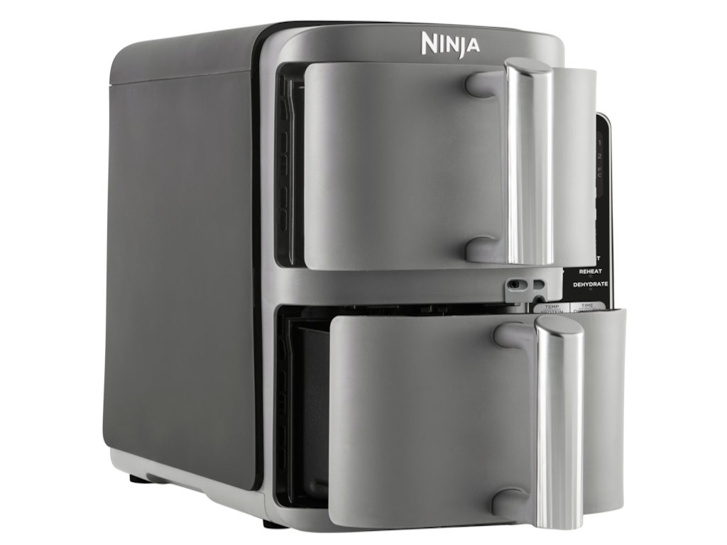 NINJA Airfryer 6u1, dupla korpa, 2470W, 9.5L, siva, SL451EU