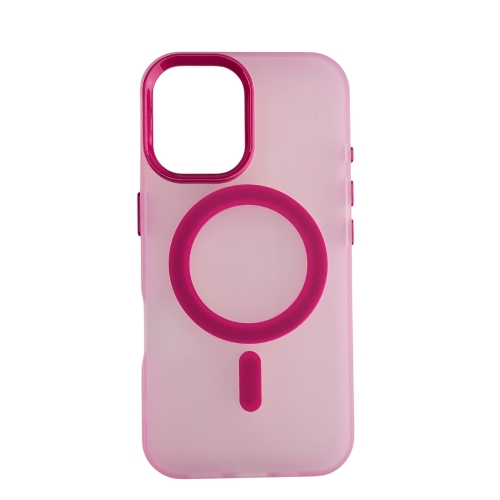 Razno Silikonska futrola Magsafe FLURO COLOR Iphone 16 ROZE