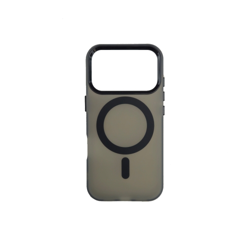 Razno Silikonska futrola Magsafe FLURO COLOR Iphone 17 Pro Max CRNA