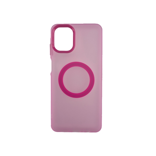 Razno Silikonska futrola Magsafe FLURO COLOR Samsung A07 ROZE