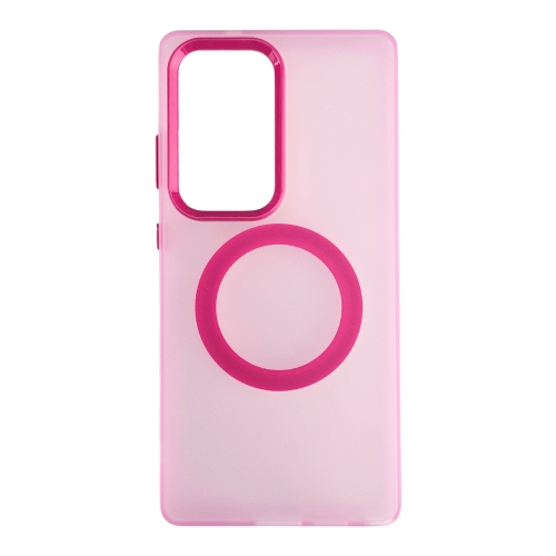Razno Silikonska futrola Magsafe FLURO COLOR Samsung S25 ULTRA ROZE