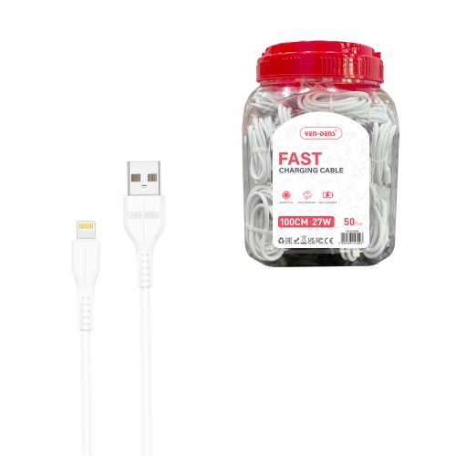 Ven Dens USB kabl VD-DCR 02 USB na Lighting 1m 1/50 kom. BELI