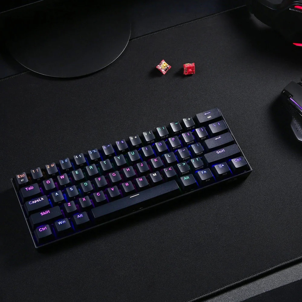 Draconic K530 PRO Mechanical Gaming Keyboard - BT, RGB, Brown switch, Black