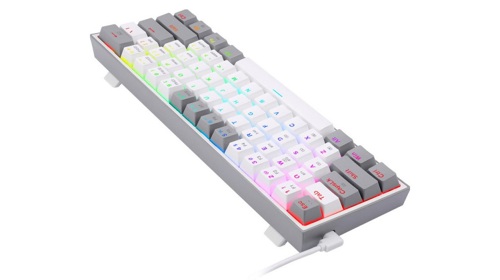Fizz Pro White/Grey K616 RGB Wireless/Wired Mechanical Gaming Keyboard