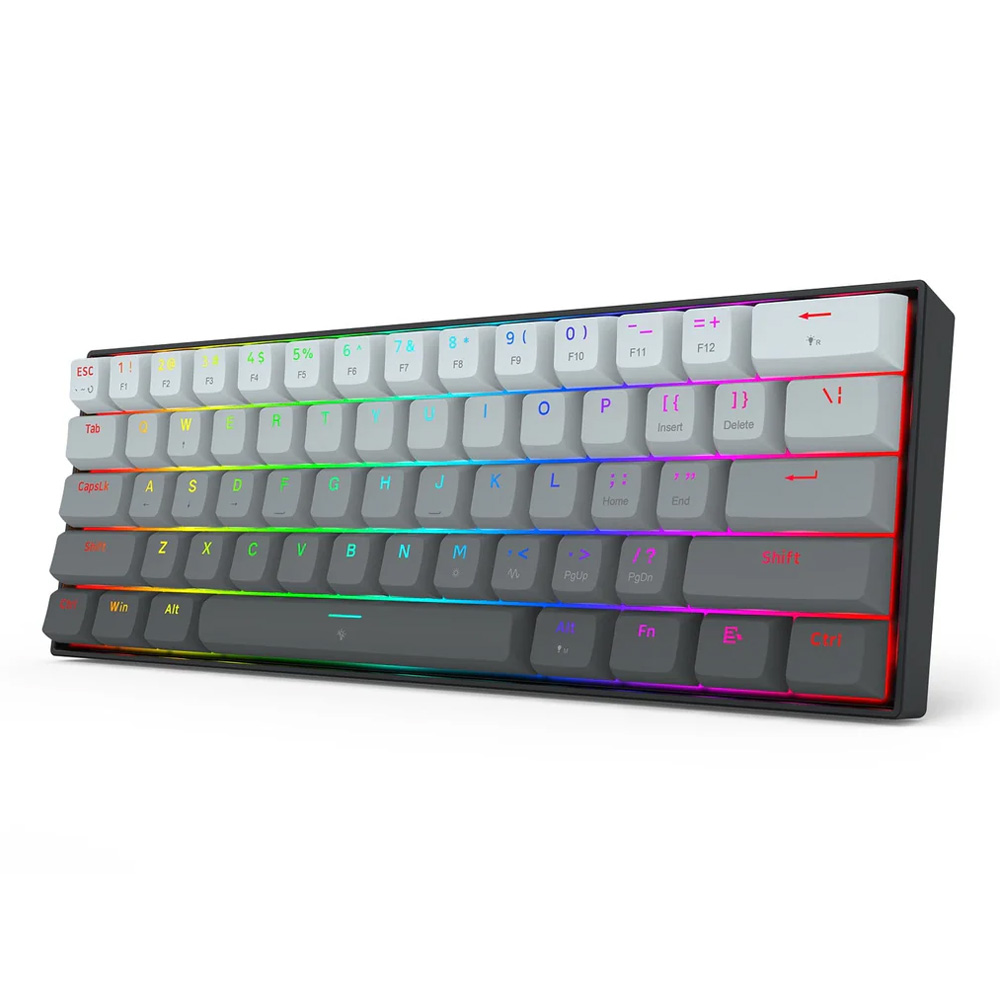 Fizz K617 RGB black, Wired Keyboard, Magnetic