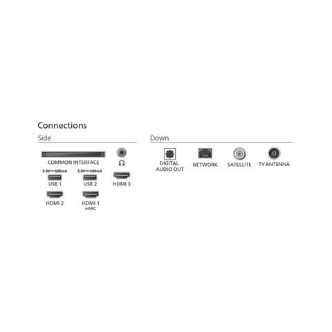 PHILIPS LED TV 65PUS7000/12, 4K, TITAN, CRNI
