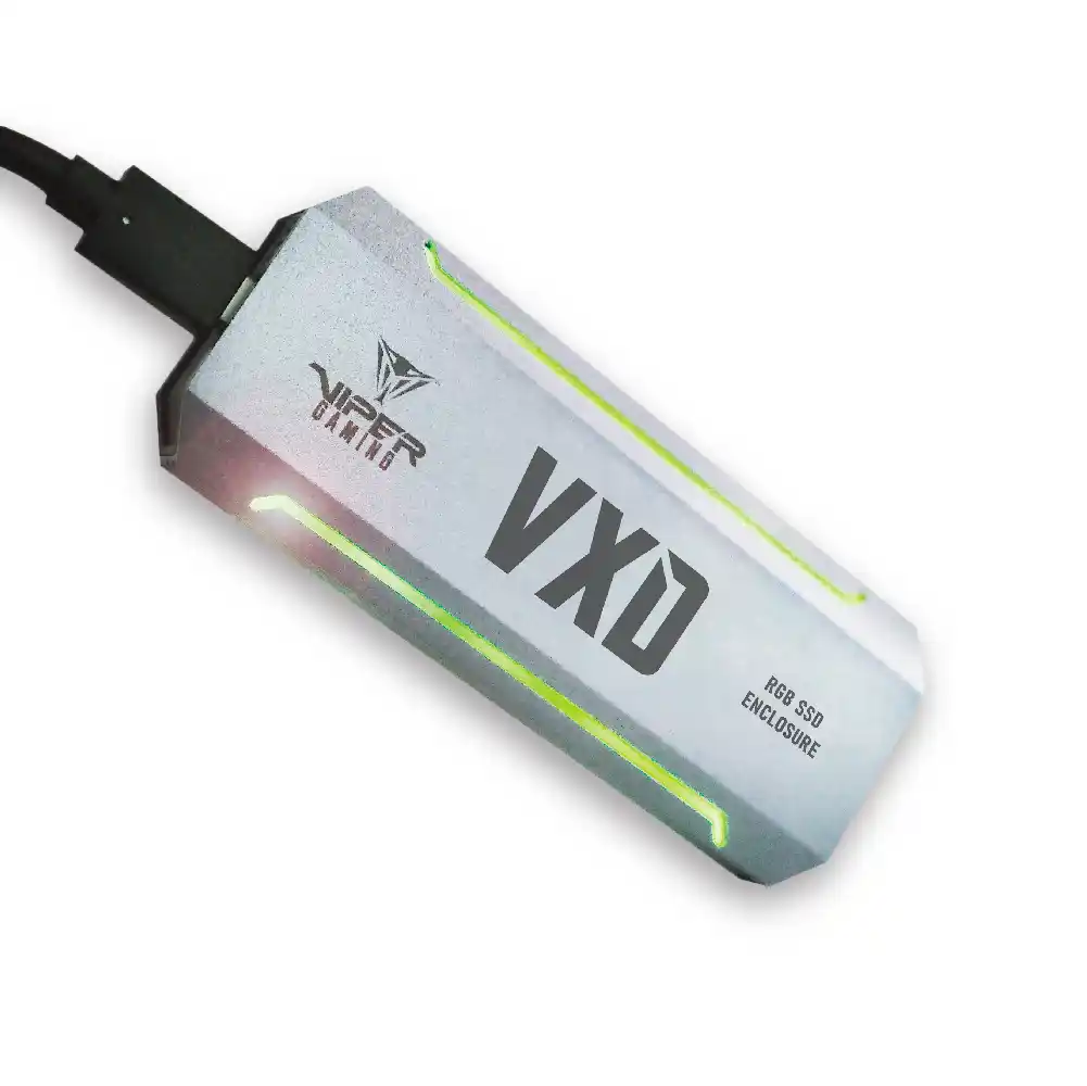 Patriot External M.2 NVMe/SATA Enclosure PV860UPRGM (USB 3.2 Type-C/A, RGB)