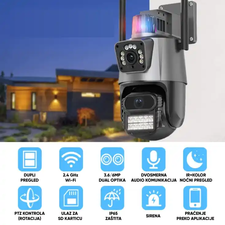 elementa IP Wi-fi kamera WFIP-4302X