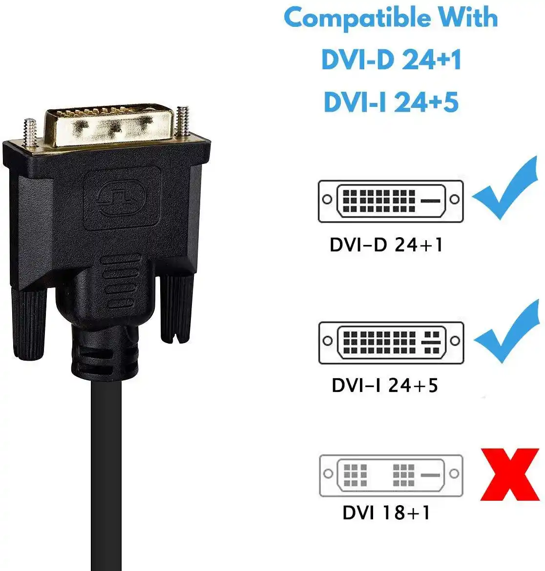 Kabl  DVI-D M 24+1 - VGA F KT-D2VG-1.8M